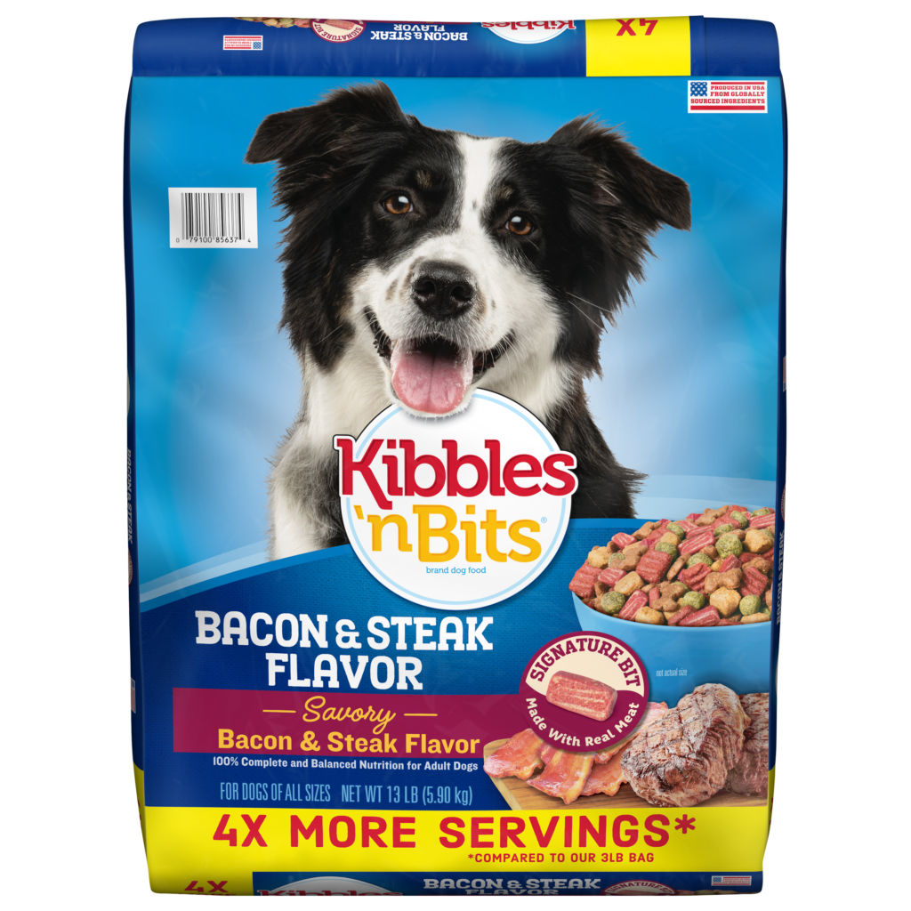 Kibbles 'n Bits Savory Bacon & Steak Flavor Dry Dog Food