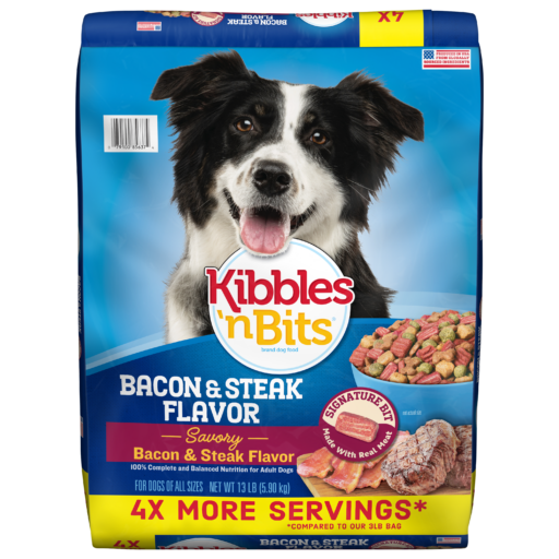 Kibbles 'n Bits Savory Bacon & Steak Flavor Dry Dog Food