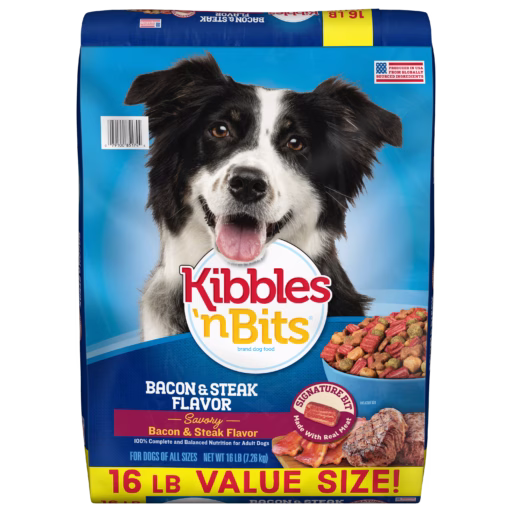 Kibbles 'n Bits Savory Bacon & Steak Flavor Dry Dog Food