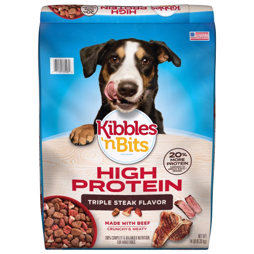 Kibbles 'n Bits Triple Steak Flavor Dry Dog Food